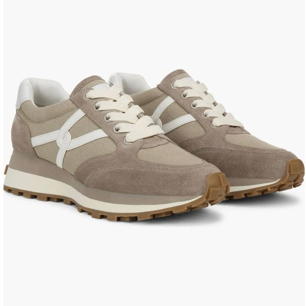 Veronica Beard Valentina Sneaker in Cobblestone SZ 8